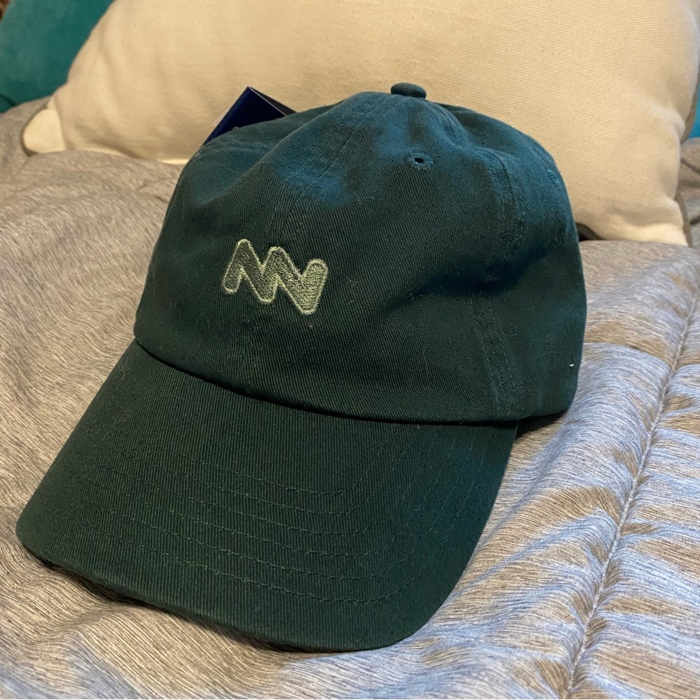 Forest green baseball hat